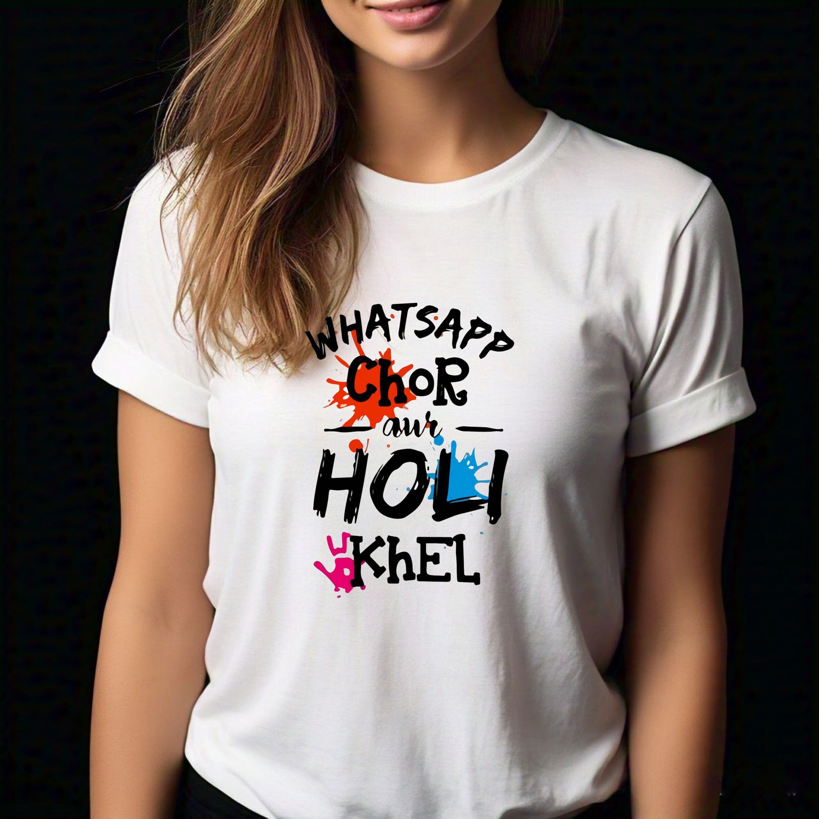 No Chat, Just Colors T-Shirt - Image 2