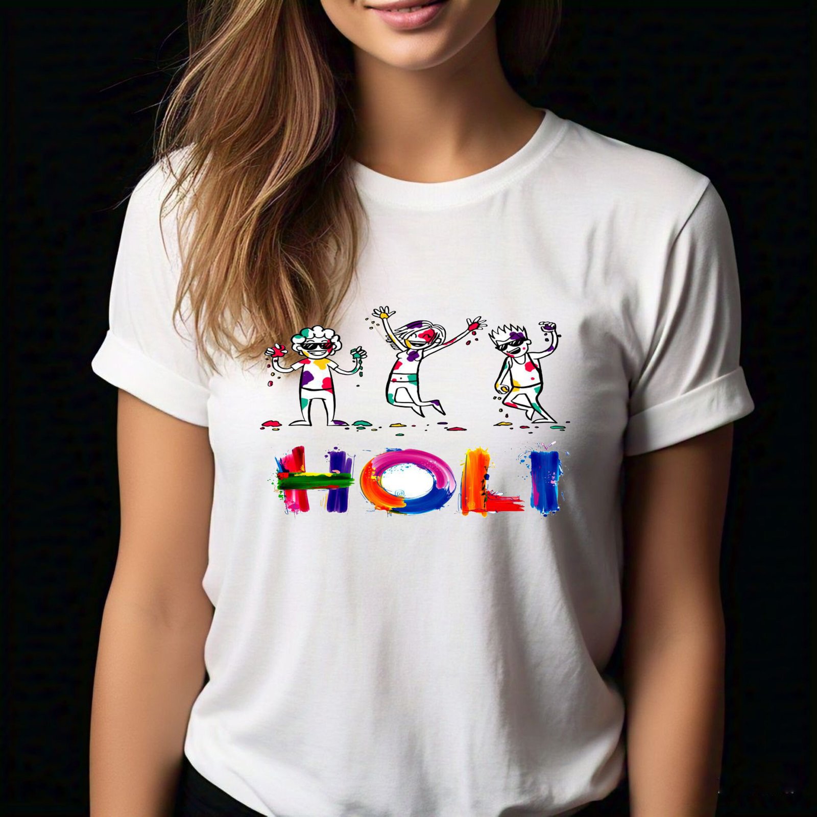 Holi Dance Party T-Shirt - Image 2