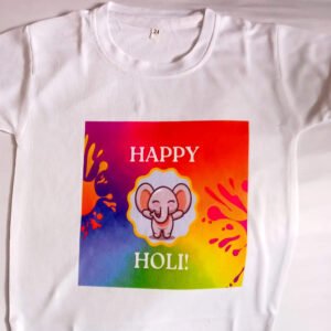 Baby's Holi Elephant Splash T-Shirt