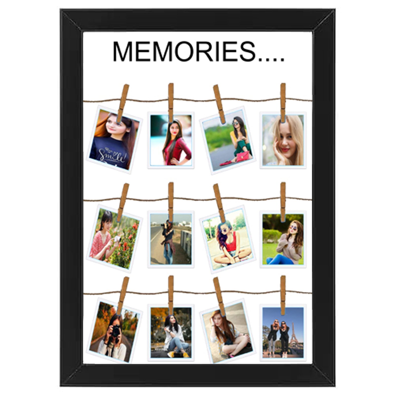 Polaroids Theme Frame
