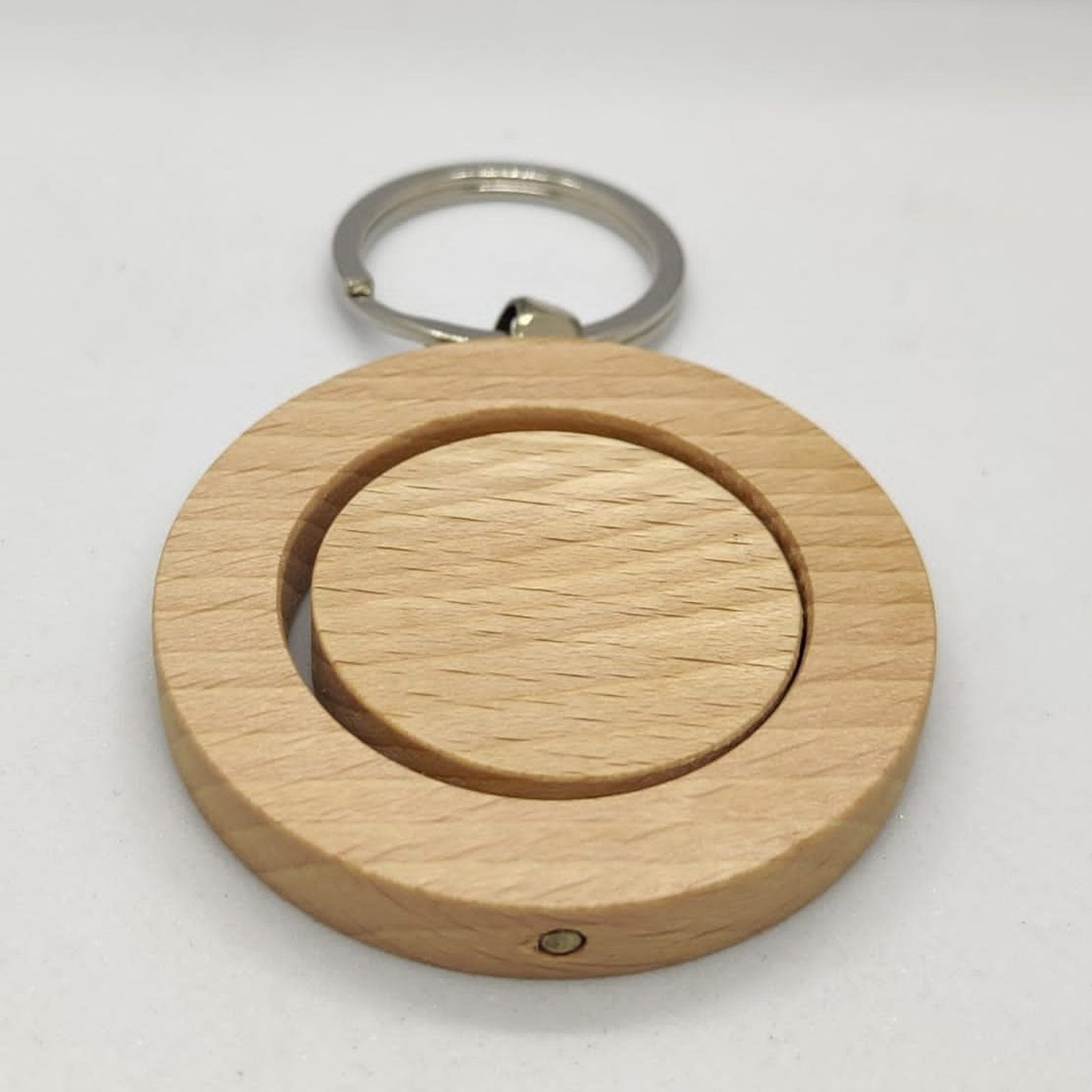 Engraved Rotating Round Keychain - Image 3