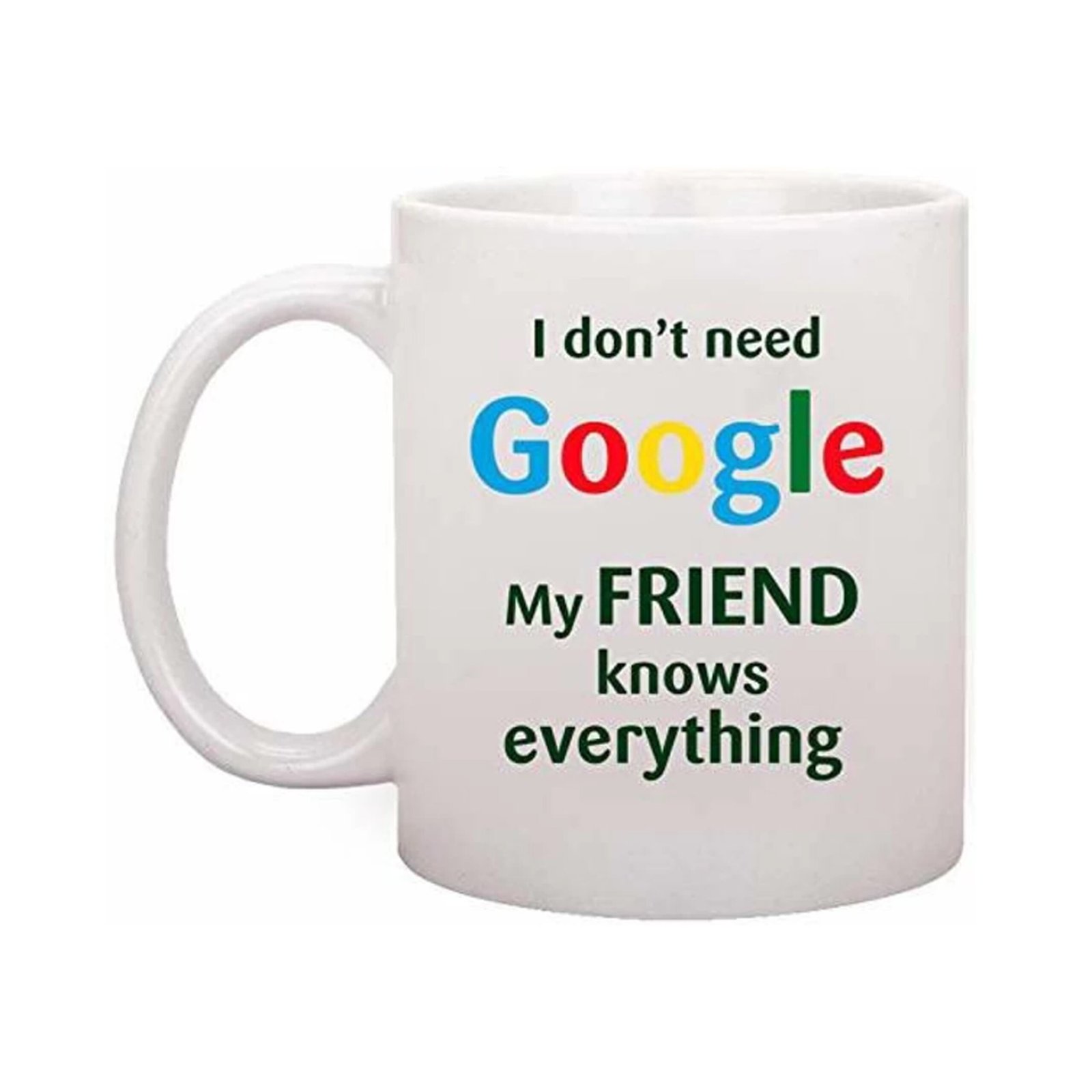Friend Knows Everything Mug