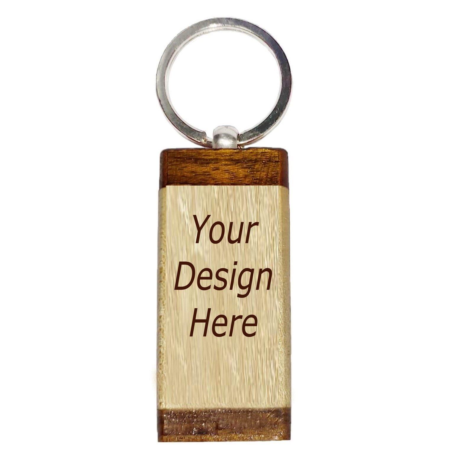 Engraved Rectangle Keychain - Image 5